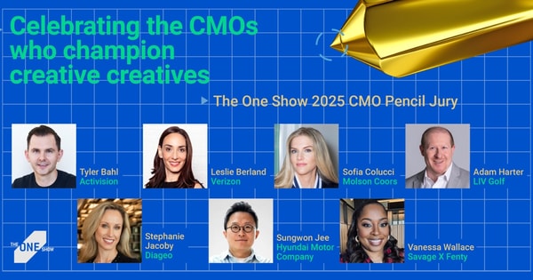 One Show 2025は、名誉あるCMOペンシル賞のju審員を明らかにしています