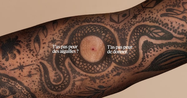 Héma-Québec launches campaign using tattoo culture to fight needle phobia