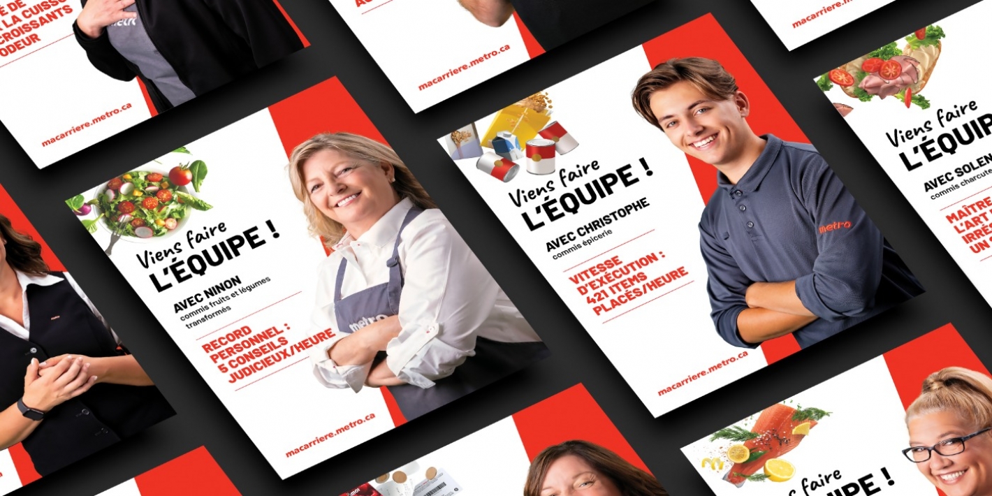 Metro Lance Sa Marque Recruteur Dans Une Nouvelle Campagne Grenier Aux Nouvelles
