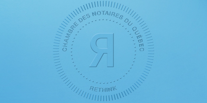 La Chambre des notaires du Québec choisit Rethink La Chambre des notaires du Québec choisit Rethink