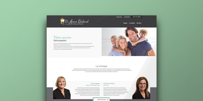 Alias Clic réalise la nouvelle plateforme web de la clinique Anne Bédard Alias Clic réalise la nouvelle plateforme web de la clinique Anne Bédard
